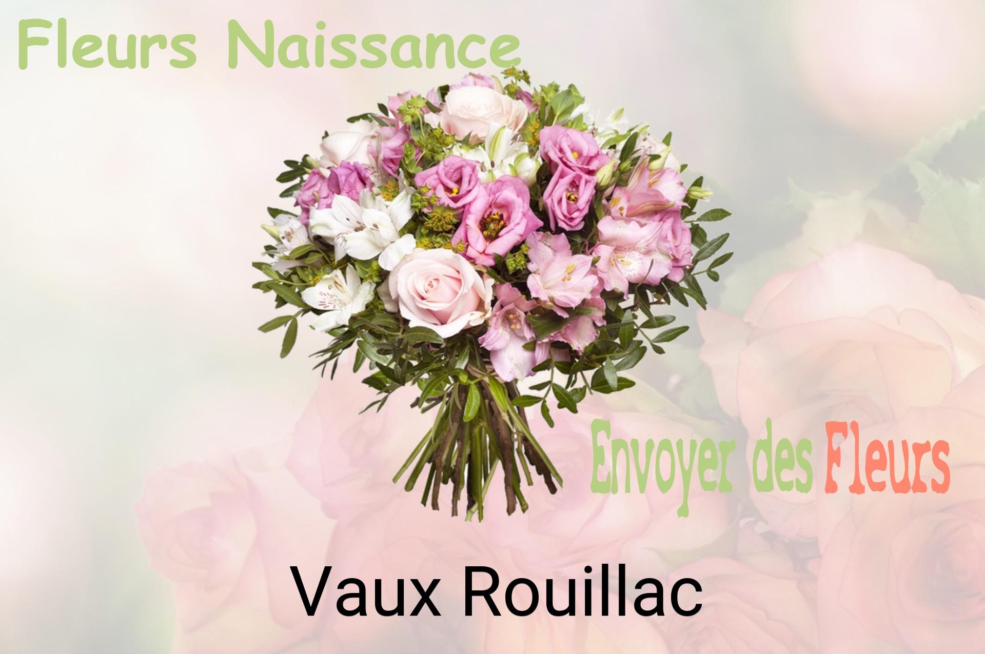 Bouquet de fleurs de naissance livré à Vaux-Rouillac