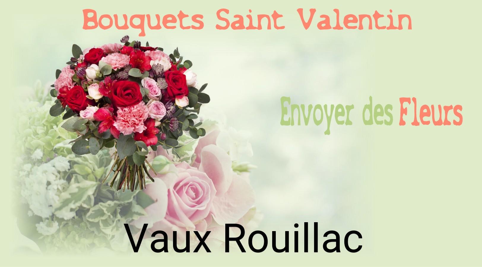 Roses de Saint-Valentin livrées à Vaux-Rouillac